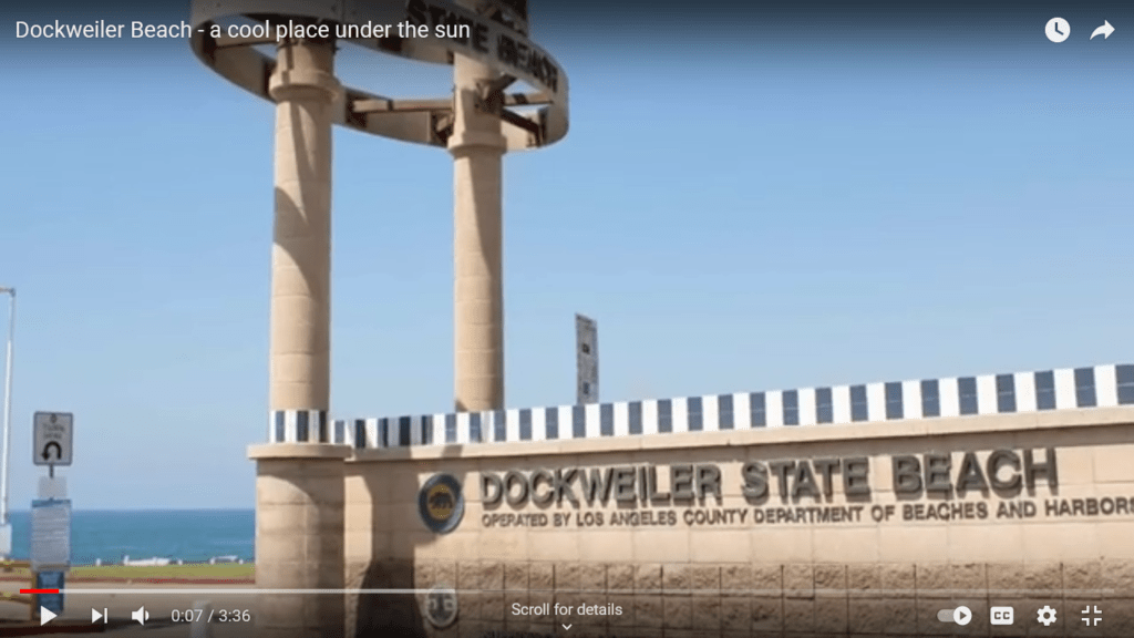 Dockweiler Beach – a cool place under the sun