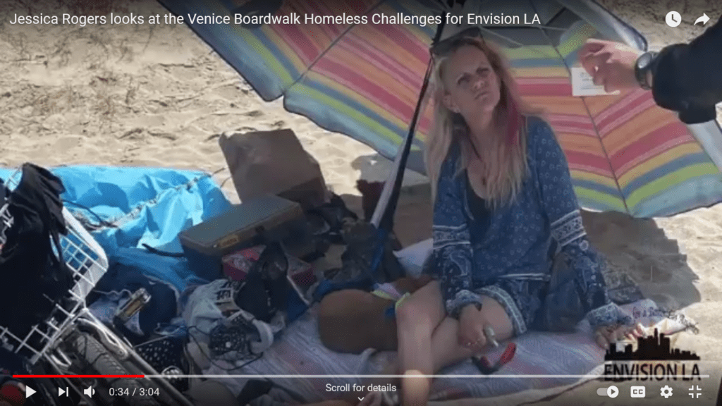 Jessica Rogers looks at the Venice Boardwalk Homeless Challenges for Envision LA